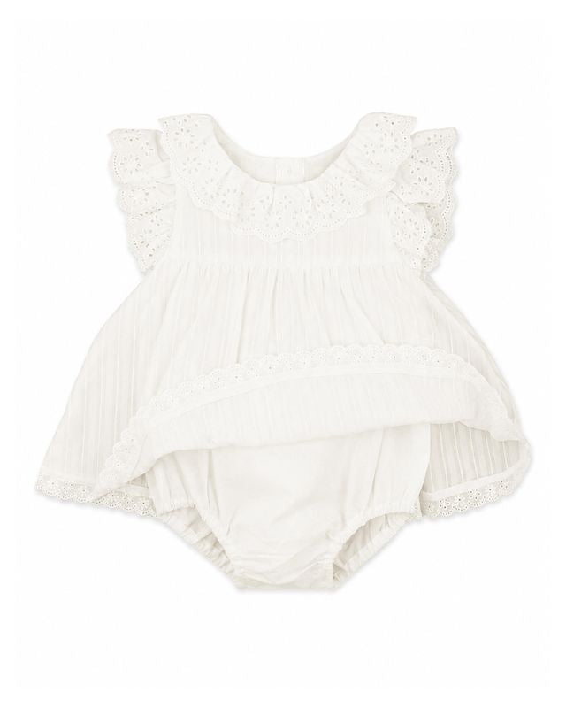 Willa Overlay Bodysuit - Cream