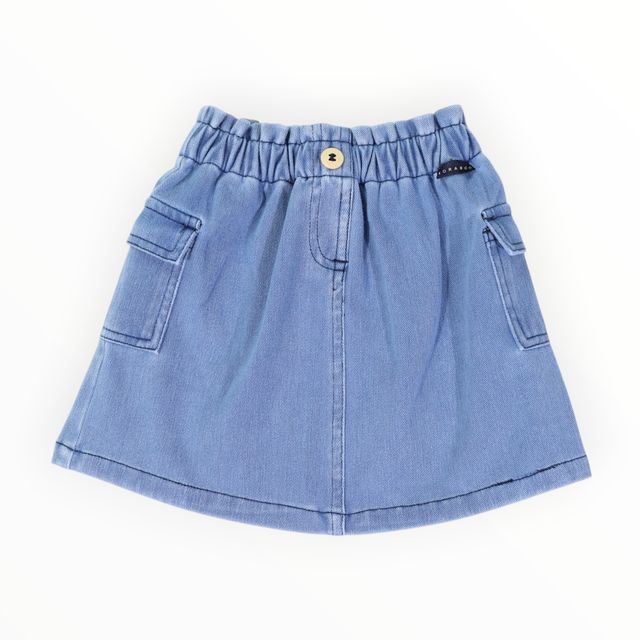 Soft Denim Skirt - Light