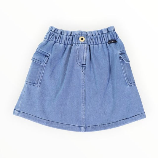 Soft Denim Skirt - Light