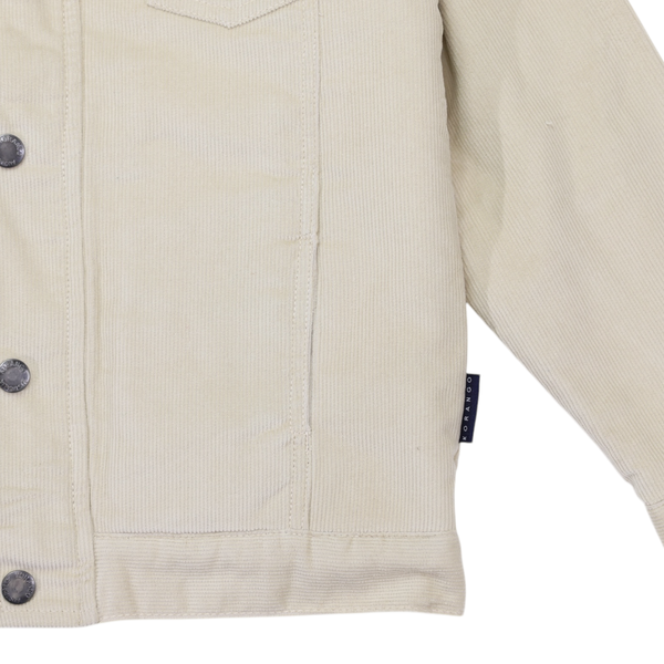Sherpa Lined Cord Jacket - Beige