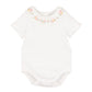 Willa Emb. Collar Bodysuit - Cloud