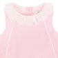 Willa Lace Collared Bodysuit - Musk Pink Stripe