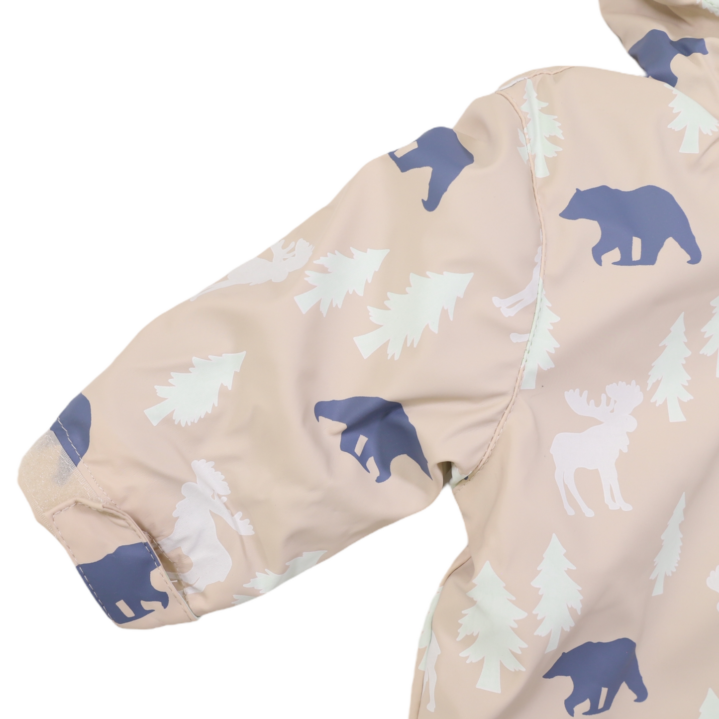 Bear Colour Change Zip Rain Suit - Tapioca