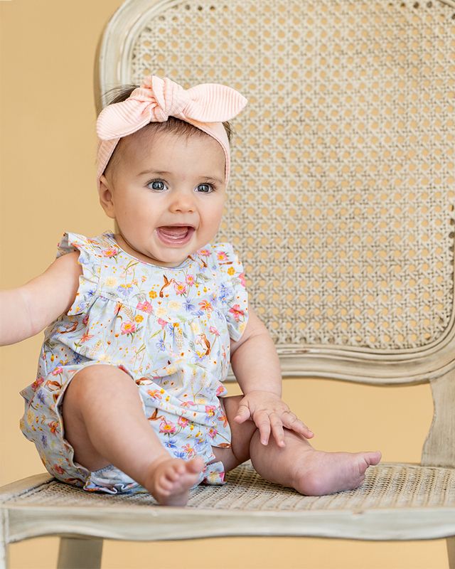 Frill Bodysuit - Songbird Print