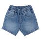 Pull On Denim Shorts - Indigo