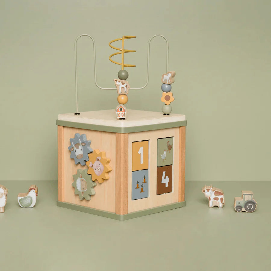 Little Farm Wooden Activity Cube
