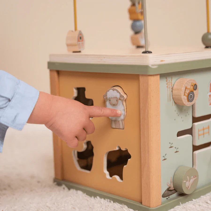 Little Farm Wooden Activity Cube