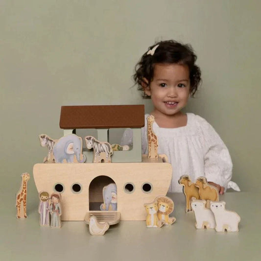 Little Dutch Wooden Noah's Ark Playset