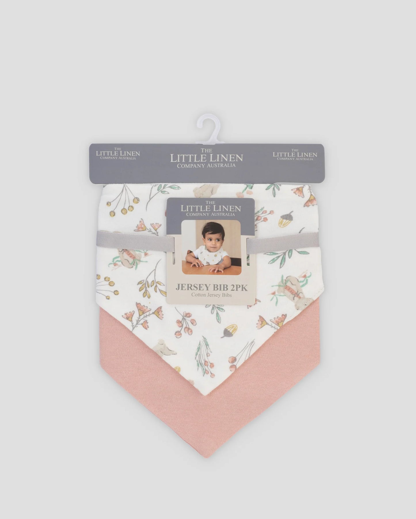 Jersey Bibs 2 Pack - Harvest Bunny