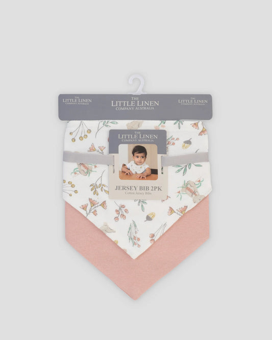 Jersey Bibs 2 Pack - Harvest Bunny