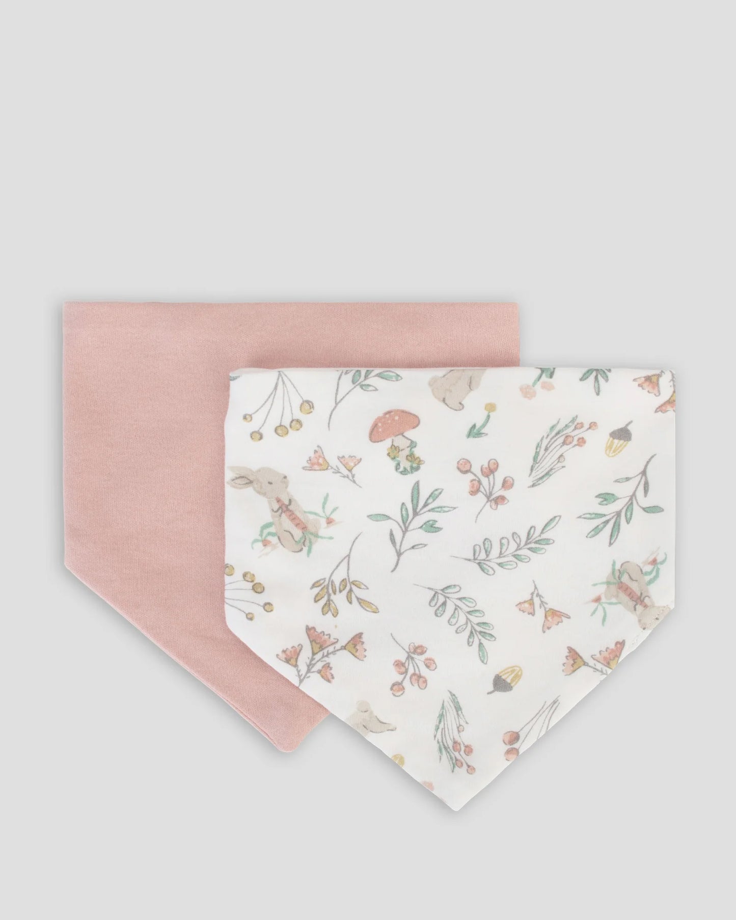 Jersey Bibs 2 Pack - Harvest Bunny