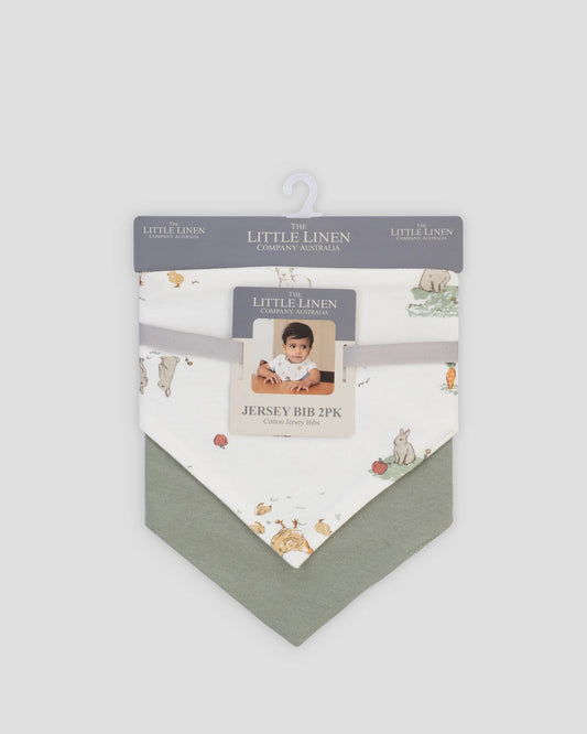 Jersey Bibs 2 Pack - Farmyard Lamb
