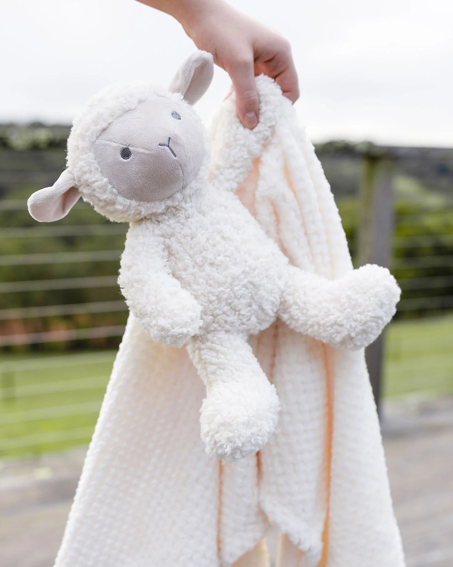 Soft Plush Toy & Blanket - Farmyard Lamb