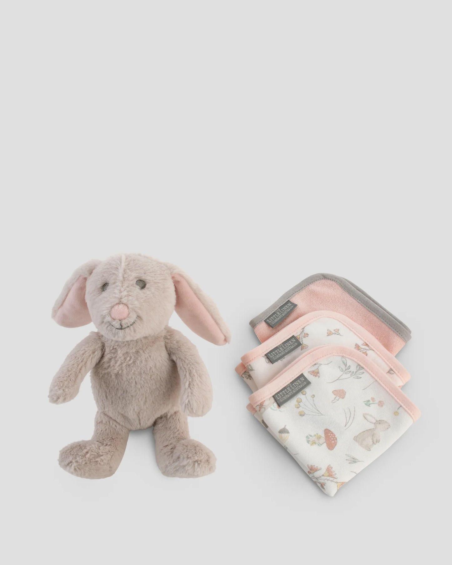 Soft Plush Toy & Face Washers - Harvest Bunny