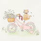 Tess Bicycle Tee - Cloud
