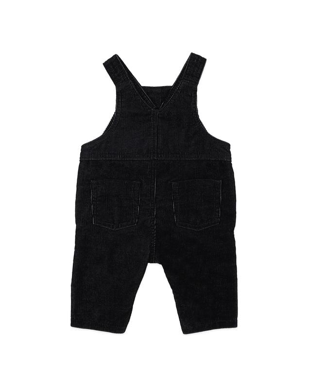 Hunter Cord Overalls - Washed Black