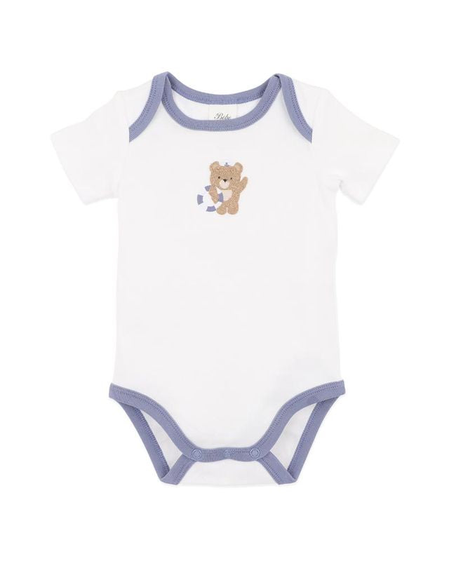 Axel Sailor Bear Bodysuit - Cream