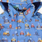Raincoat Farm Machine - Blue