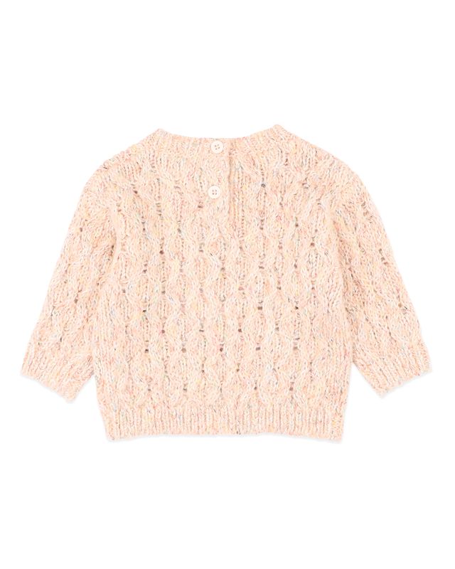 Wild Garden Knitted Jumper - Peach
