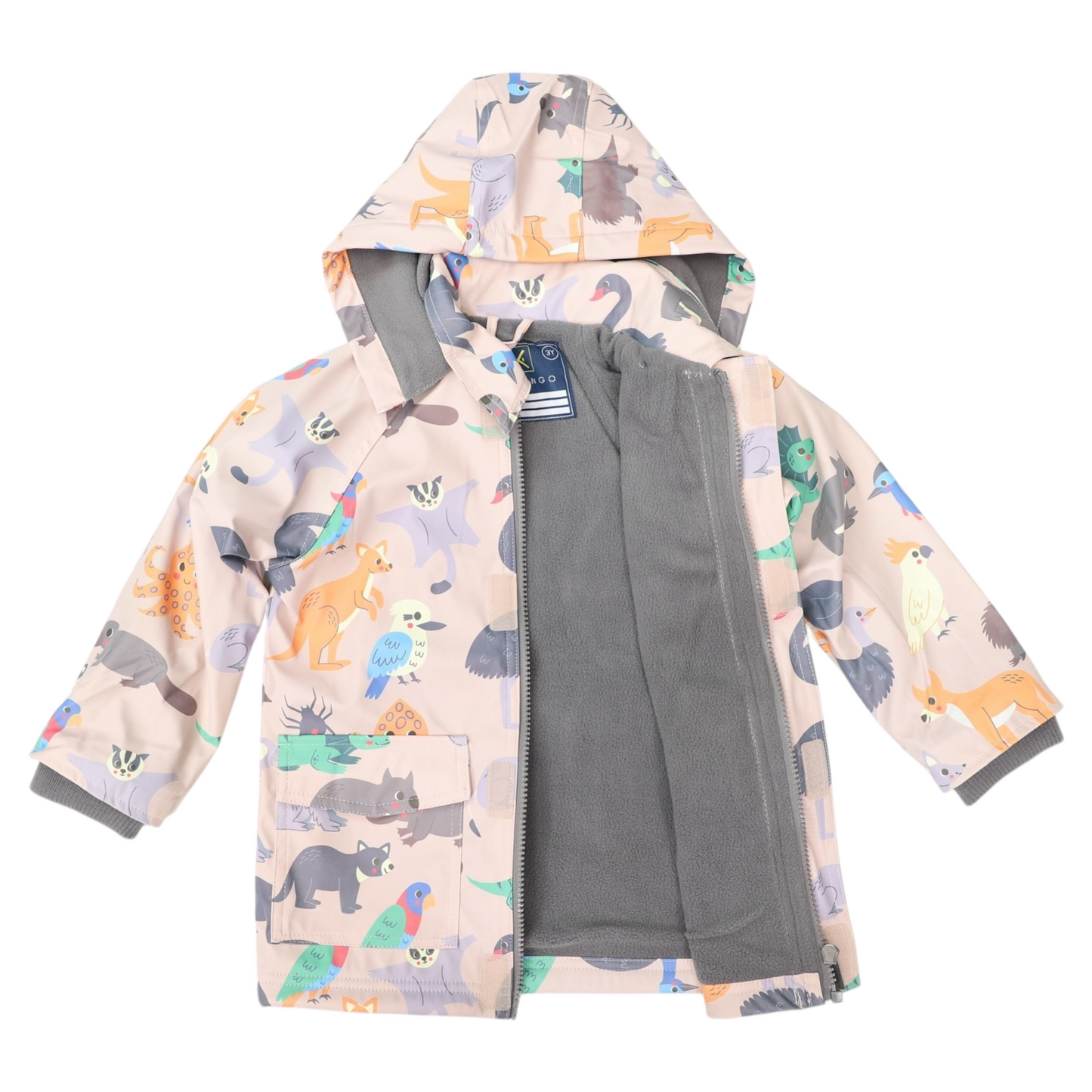 Australian Animal Raincoat - Beige