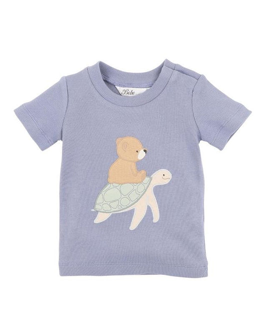 Axel Turtle Tee - Ocean Blue