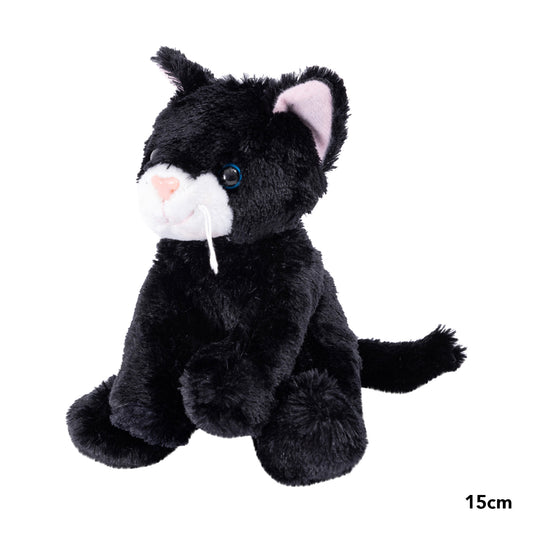 Catsy Kitty Cat 15cm - Black