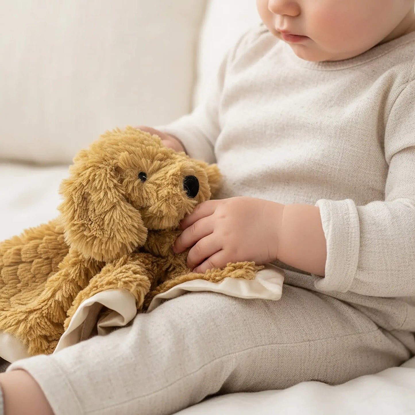 Golden Puppy Comforter