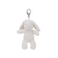 Soft Bunny Bag Charm - White