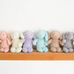Soft Bunny Bag Charm - White