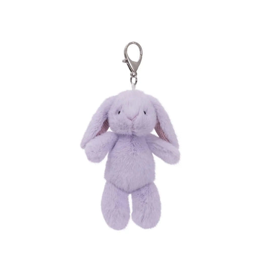 Soft Bunny Bag Charm - Purple