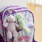 Soft Bunny Bag Charm - Purple
