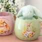 Soft Bunny Bag Charm - Sage