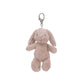Soft Bunny Bag Charm - Beige