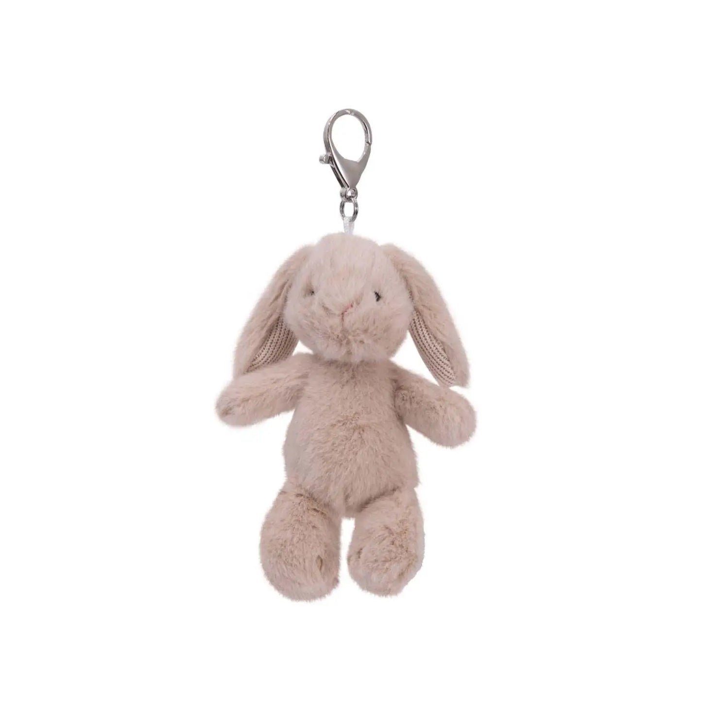 Soft Bunny Bag Charm - Beige
