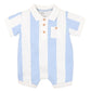 Max S/S Rugby Romper - Max Stripe