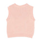 Bobble Knit Vest - Vintage Rose
