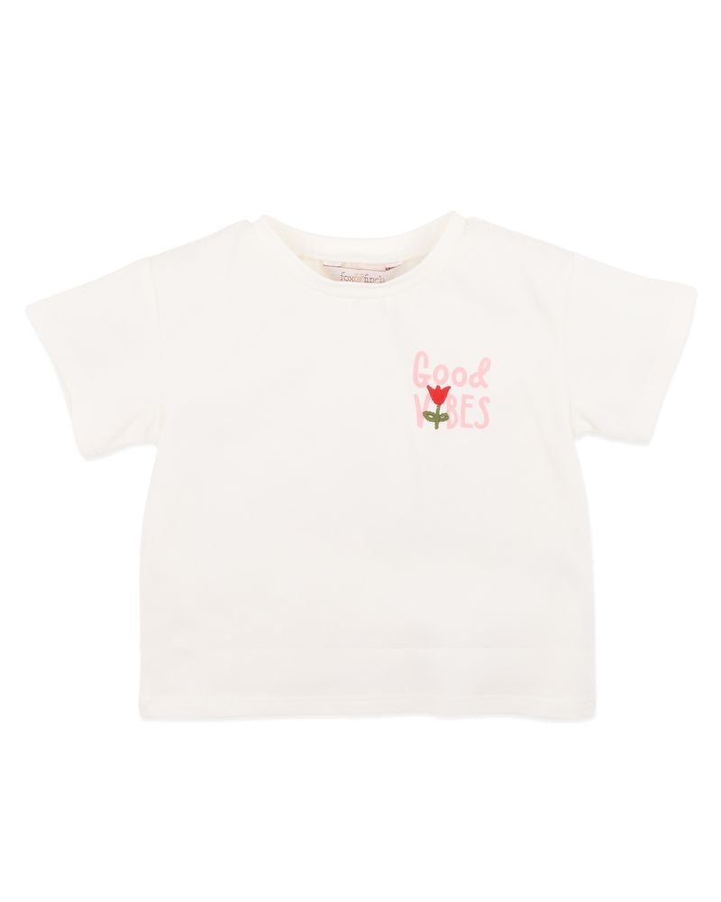 Sundae Good Vibes Tee - White