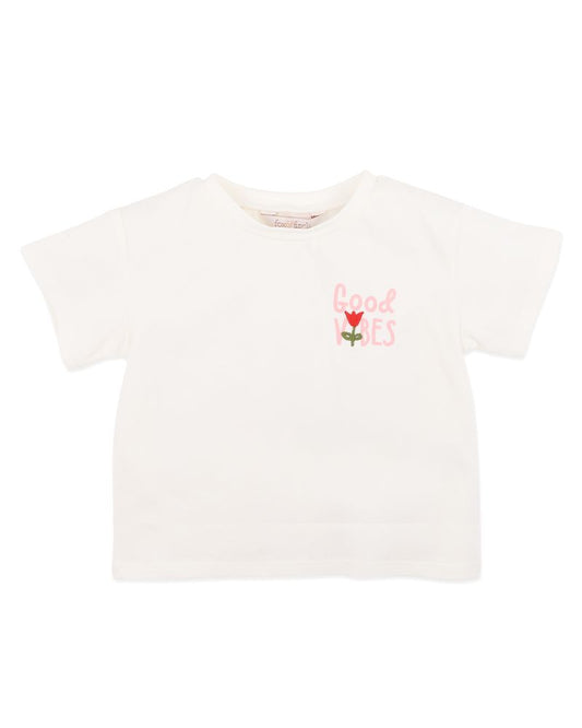 Sundae Good Vibes Tee - White