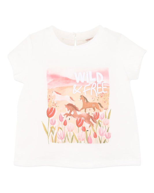 Sundae Wild & Free Tee - White