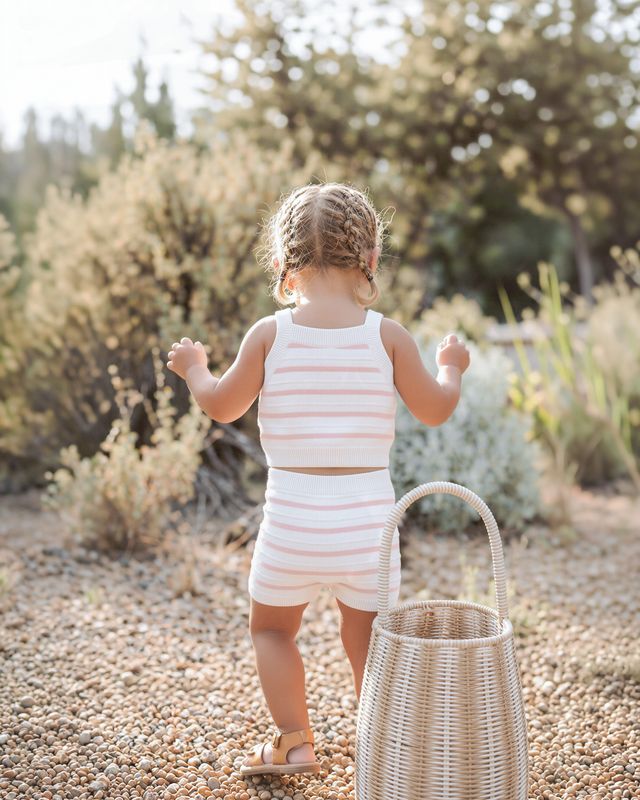 Knitted 2Pce Set - Taylor Stripe