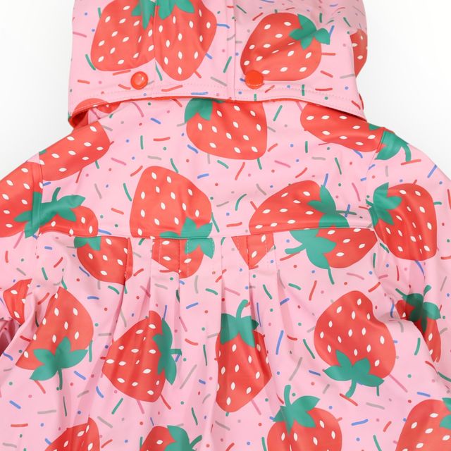 Raincoat Strawberries & Sprinkles - Pink