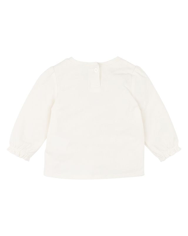 Fern Kitten L/S Tee - Snow