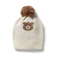 Knitted Jacquard Hat - Beary Cute