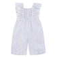 Piccolina Stripe Playsuit - Blue/White Stripe