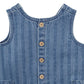 Sway Denim Stripe Romper - Indigo