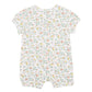 Pia S/S Zip Romper - Ditsy Print