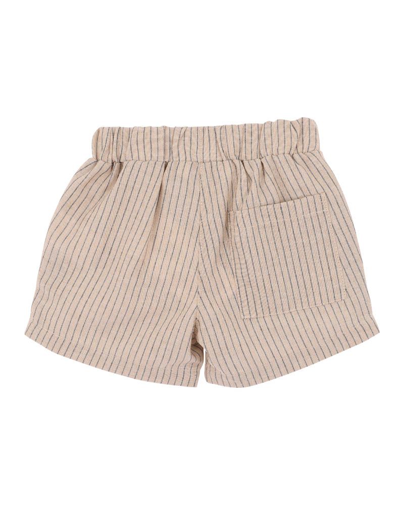 Evan Stripe Shorts - Stone Stripe