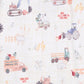Clayton L/S Zipsuit - Clayton Print