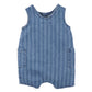 Sway Denim Stripe Romper - Indigo