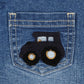Hunter Pull On Jeans - Mid Blue